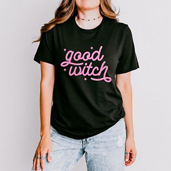Simply Sage Market Good Witch Glitter Print Short Sleeve Tee