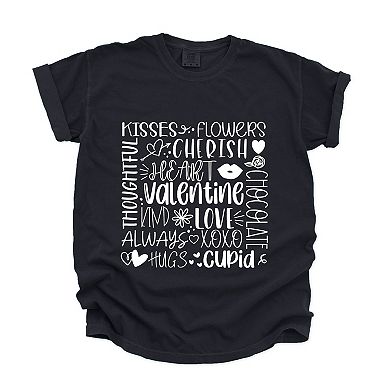 Simply Sage Market Valentine Collage Garment Dyed Tee