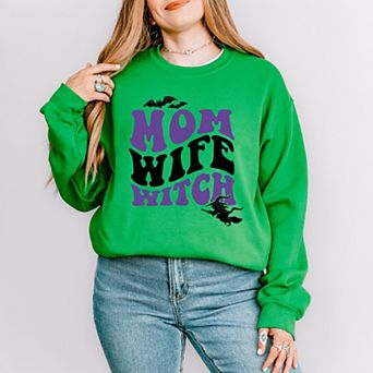Simply Sage Market Mom Wife Witch Colorful Puff Print Sweatshirt