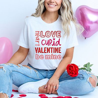 Simply Sage Market Valentine's Words Short Sleeve Tee