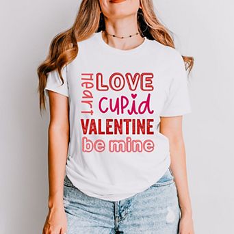 Simply Sage Market Valentine's Words Short Sleeve Tee