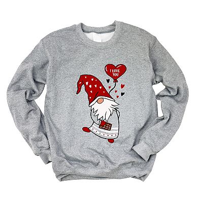 Simply Sage Market Valentine Gnome Heart Sweatshirt