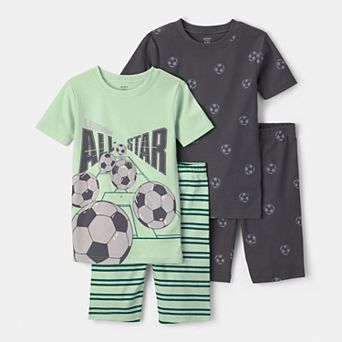 Boys 4-14 Carter’s Snug Fit 4 pc Pajama Top & Pajama Bottoms Set