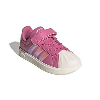 adidas Street Talk Little Kid Girls Lace-Up Sportswear Shoes