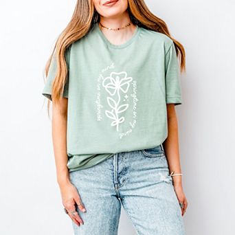 Simply Sage Market Springtime On My Mind Short Sleeve Tee