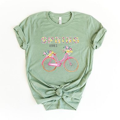 Simply Sage Market Spring Vibes Bicycle Short Sleeve Tee