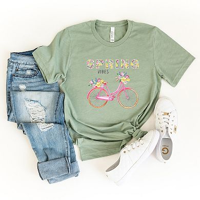 Simply Sage Market Spring Vibes Bicycle Short Sleeve Tee