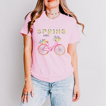 Simply Sage Market Spring Vibes Bicycle Short Sleeve Tee