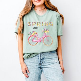 Simply Sage Market Spring Vibes Bicycle Short Sleeve Tee