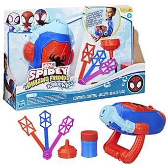 Hasbro Marvel Spidey Water-Webs Bubble Slinger Bubbles Set