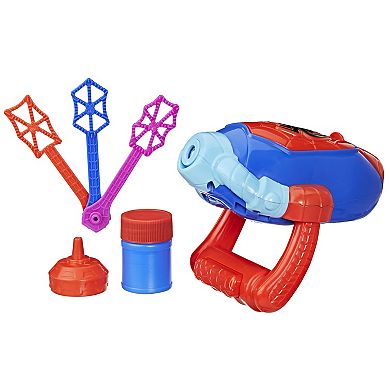 Hasbro Marvel Spidey Water-Webs Bubble Slinger Bubbles Set