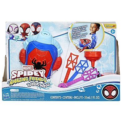 Hasbro Marvel Spidey Water-Webs Bubble Slinger Bubbles Set