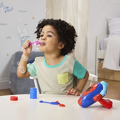 Hasbro Marvel Spidey Water-Webs Bubble Slinger Bubbles Set