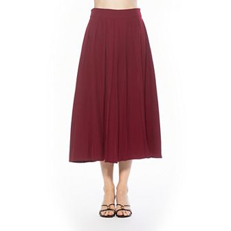 Women’s ALEXIA ADMOR Oren Long Pleated Midi Skirt