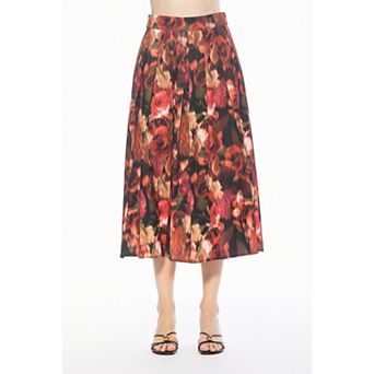 Women’s ALEXIA ADMOR Oren Long Pleated Midi Skirt