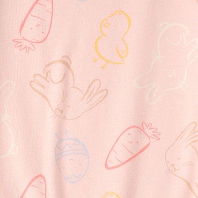Girls Carter's Easter Bunny 100% Cotton 2-pc. Pajama Set