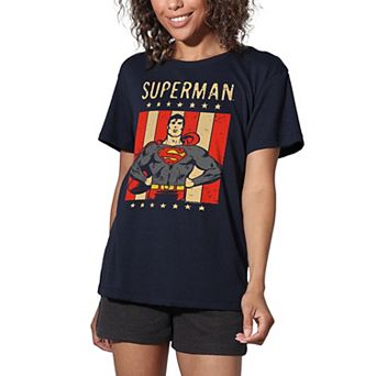 Juniors' DC Comics Superman Loose Fit Graphic Tee