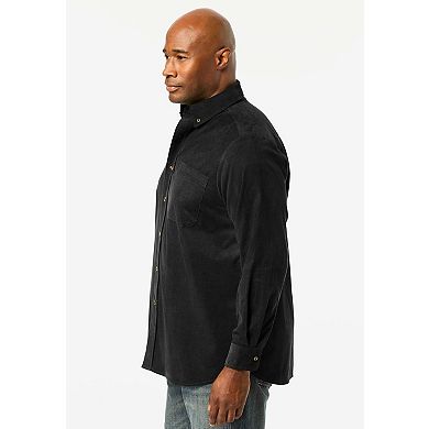 KingSize Men's Big & Tall Fine Wale Corduroy Shirt