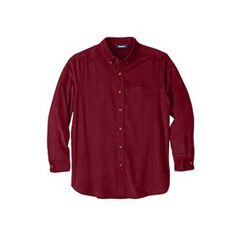 KingSize Men's Big & Tall Fine Wale Corduroy Shirt