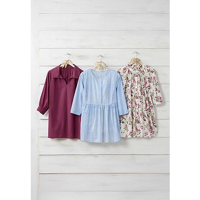 Woman Within Plus Size Empire Waist Blouse