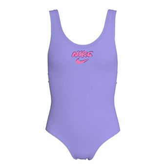 Girls 6-20 Nike Doodle Floral U-Back One-Piece Swimsuit