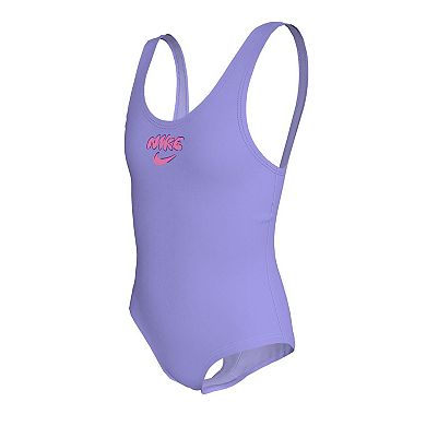 Girls 6-20 Nike Doodle Floral U-Back One-Piece Swimsuit