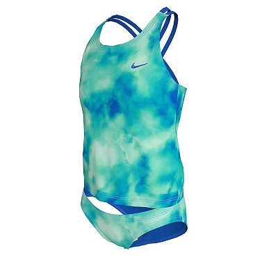 Girls 6-20 Nike 2-Piece Aquatic Awe Spiderback Tankini Swim Set