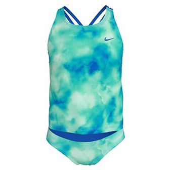 Girls 6-20 Nike 2 pc Aquatic Awe Spiderback Tankini Swim Set
