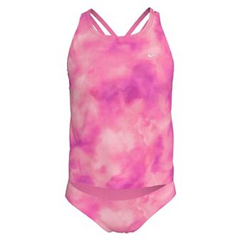Girls 6-20 Nike 2 pc Aquatic Awe Spiderback Tankini Swim Set