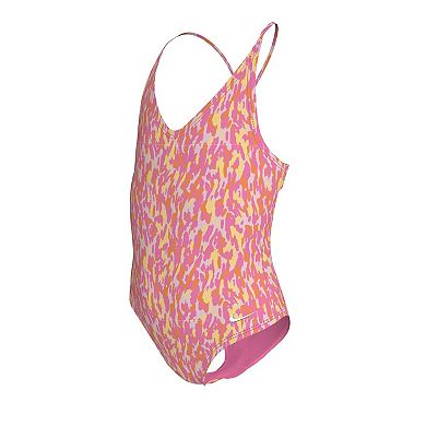 Girls 6-20 Nike Running Wild Lace-Up One-Piece Swimsuit