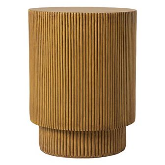 LeisureMod Eden Modern Side End Table for Indoor and Outdoor Living Room Bedroom and Patio