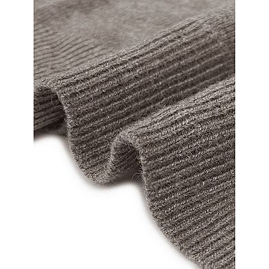 V Neck Sweater for Women's Casual Long Sleeve Lightweight Pullover Soft Knitted Tops