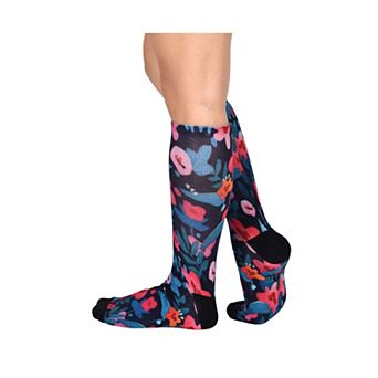 Flower Patch Pattern CoolMax Socks Knee High Socks