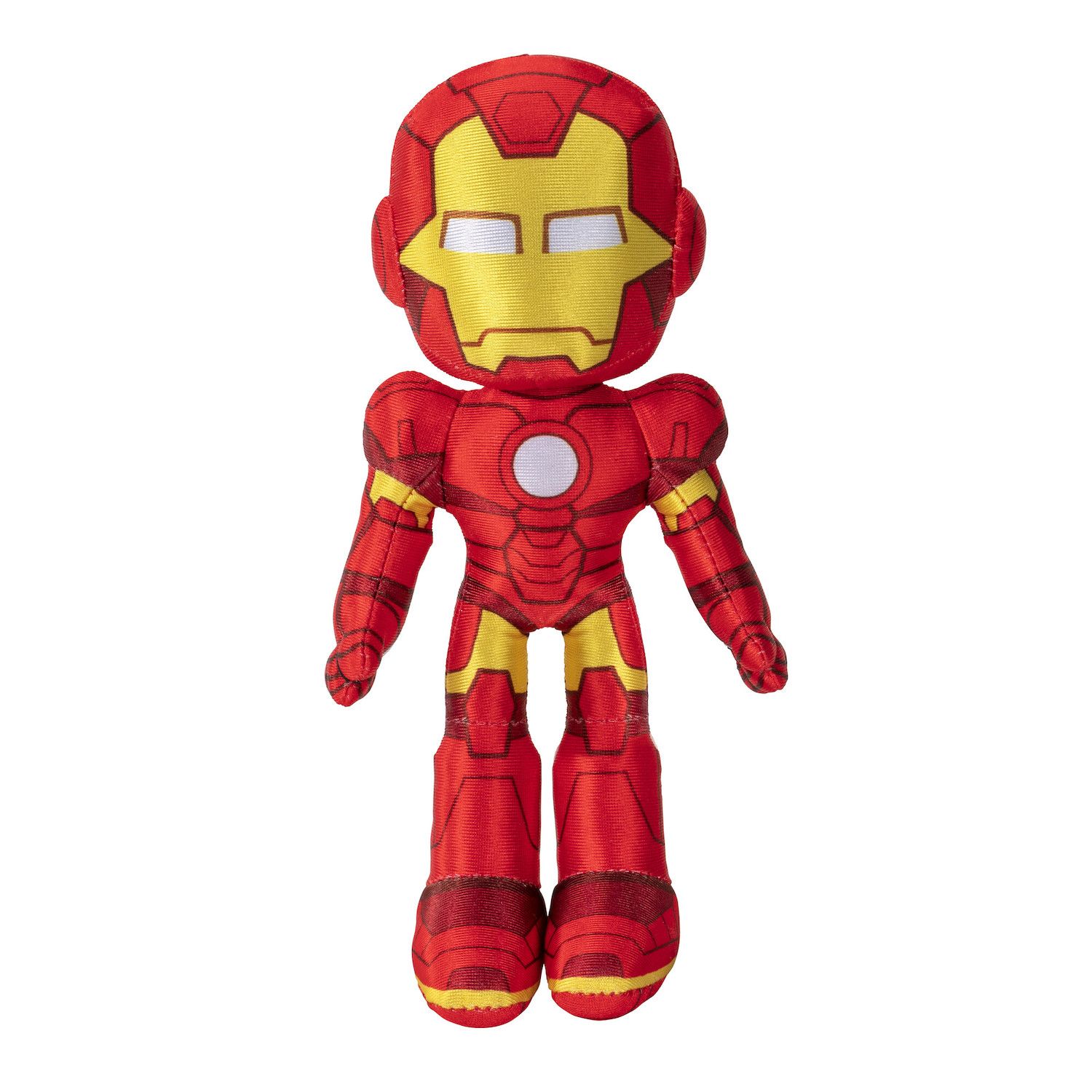 Детская мягкая игрушка Marvel Spidey & Friends 8-inch Iron Man Soft Plush Toy — фото 1