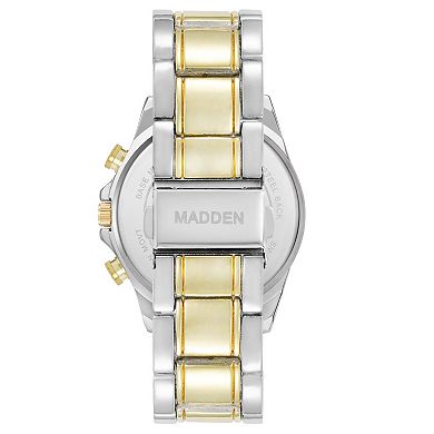 Madden Men’s Multi Dial Two-Tone Bracelet Watch