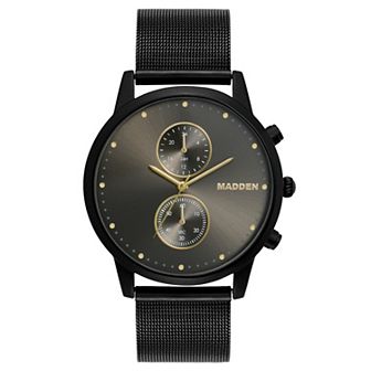 Madden Men’s Multi Dial Analog Mesh Bracelet Watch