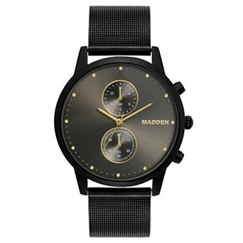 Madden Men’s Multi Dial Analog Mesh Bracelet Watch