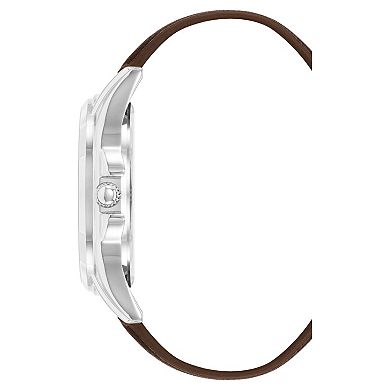 Madden Men's Faux Multi Dial Leather Strap Watch