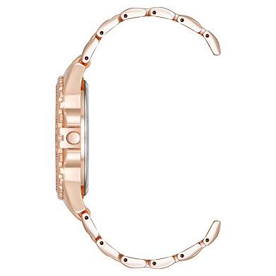 Madden Women's Crystal Accented Multi-Dial Bracelet Watch