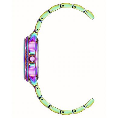 Madden Juniors Women's Iridescent Metal Bracelet Watch