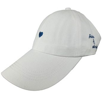 Women's Embroidered Baseball Cap Large Bun Half Hollow Top Soft Cotton Trucker Hat