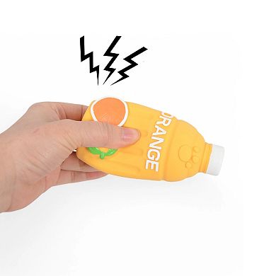 Squeaky Dog Toy Apple Grape or Shapes Durable Safe & Fun for Chewing and Play