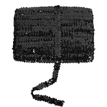 Elastic Sequin Trim, Flat Glitter Paillette Sequin Ribbon, Metallic Sequin Strips DIY Decorations