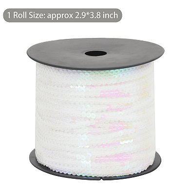 Flat Sequin Strips, String Metallic Sequin Strand, Paillette Metallic Trim Sewing String