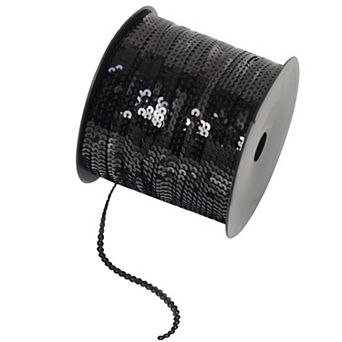 Flat Sequin Strips, String Metallic Sequin Strand, Paillette Metallic Trim Sewing String