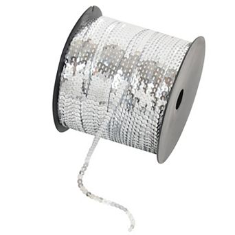 Flat Sequin Strips, String Metallic Sequin Strand, Paillette Metallic Trim Sewing String