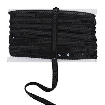 Sequin Trim, Flat Glitter Sequin Ribbon, Bling Fabric DIY Sewing Embellishment