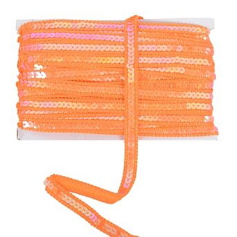 Sequin Trim, Flat Glitter Sequin Ribbon, Bling Fabric DIY Sewing Embellishment