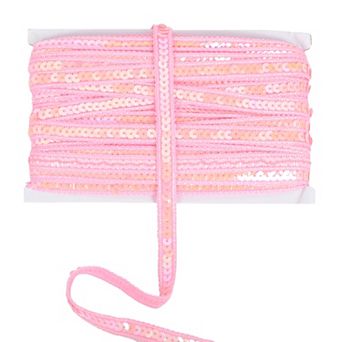 Sequin Trim, Flat Glitter Sequin Ribbon, Bling Fabric DIY Sewing Embellishment