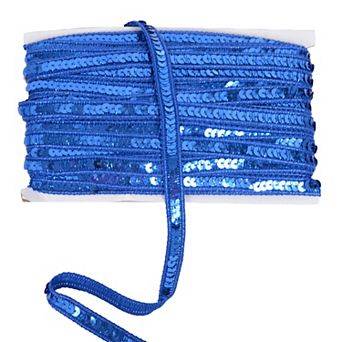 Sequin Trim, Flat Glitter Sequin Ribbon, Bling Fabric DIY Sewing Embellishment